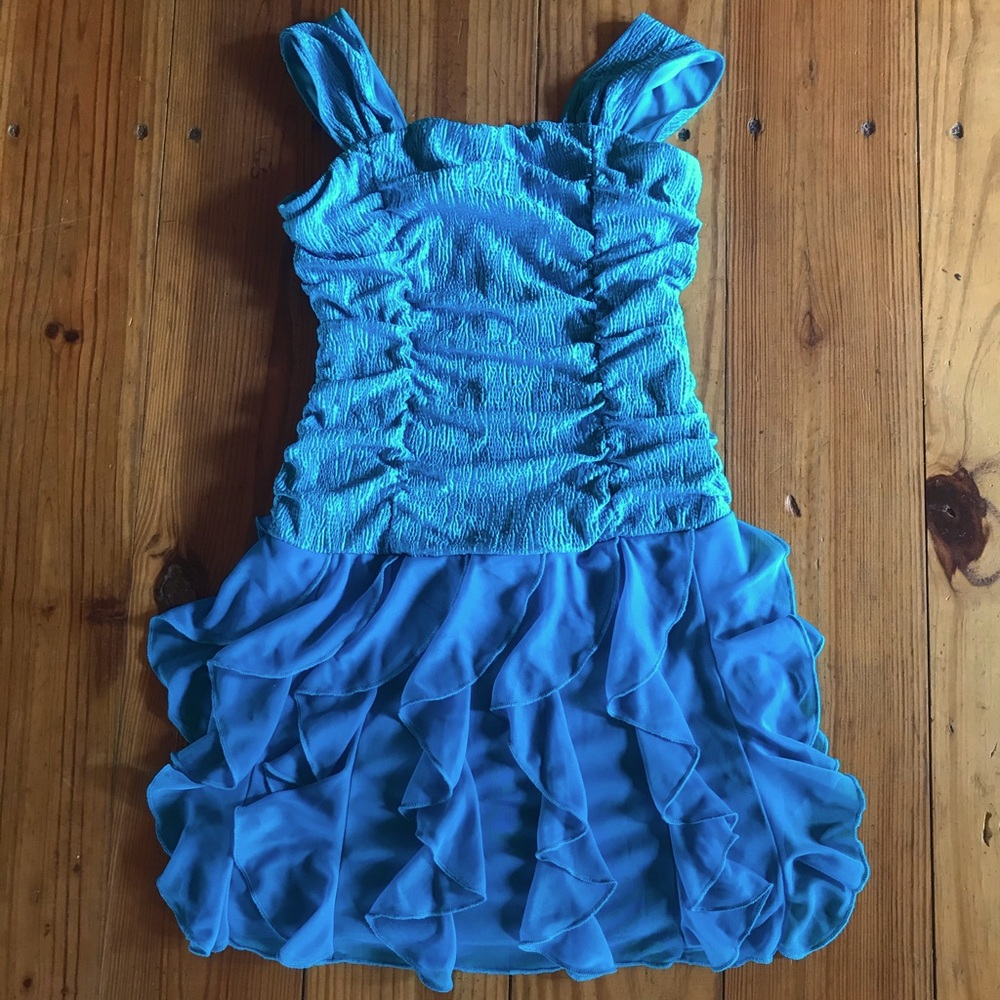 EUC teal formal dress